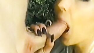 Retro Svensk Blonde Avsugning