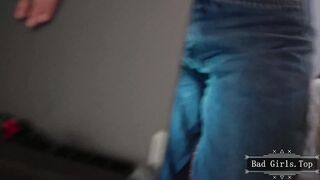 Skinny hot ass and natural big tits pretty web teen
