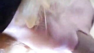 Danish Blondes Sloppy Blowjob og Ansigtsbehandling