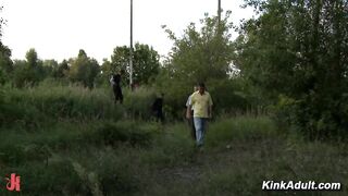 Bijou Explores Wild European Dogging Spot Covered In Thick Cum From Tommy Pistol And