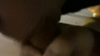 Korean Amateur Sucks Cock in Bathroom Gloryhole