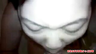 Mature Asian Amateur Gives a Blowjob