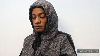 Skinny very pretty cute ebony teen trans web solo