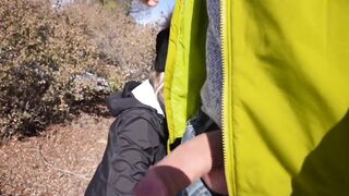 Big-Ass Blonde Takes a Cock Outdoors