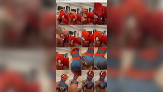Fallonlovexo Gets Banged In Spider Girl Outfit