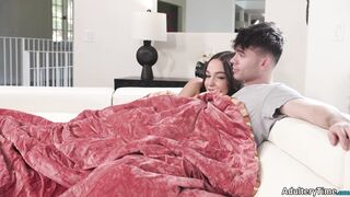 Teen Rissa May Bangs Her Boyfriend Enzo East Sneakily By Her Black Stepbro