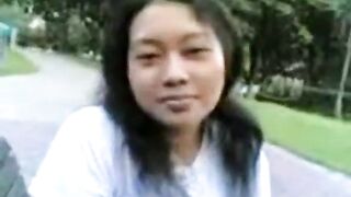 Big-Titted Asian Amateur Shows Off Her Boobs