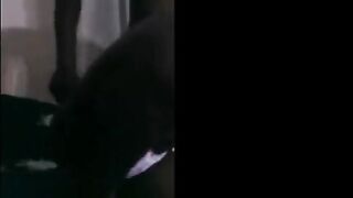 Black Girl from Gwada Fingers Herself on Webcam