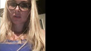 Blonde Striptease and Squirting Solo