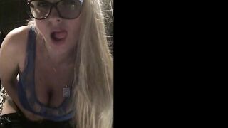 Blonde Striptease and Squirting Solo