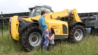 Heiße Deutsche Baustellen-Action
