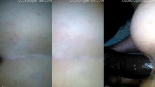 Amateur wife fuck black stud on bed so rough