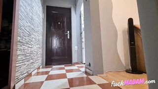 Cold Outside, Hot Sex - Babe Takes on Big Cock
