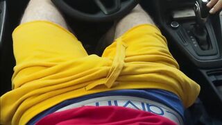 Public Car Blowjob With A Horny Teen Babe Swallows All My Sperm