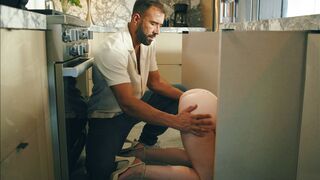 Stepbrother locked me out and fucked my wife who was stuck