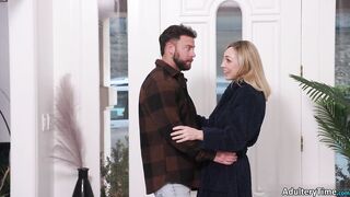 Wifey Lily LaBeau Sucks Hubby's Dick & Gives Seth Gamble Massage