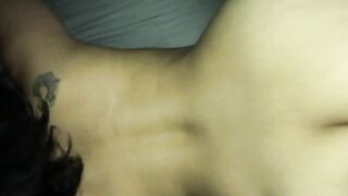 Amateur Latina Enjoys Interracial Doggy Style with Orgasm