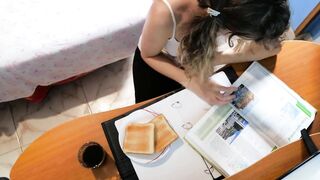 Cum-Soaked Toast: A Kinky Breakfast