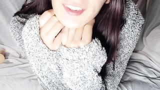 Moaning Milf's Solo Orgasm in a Fleece Jacket