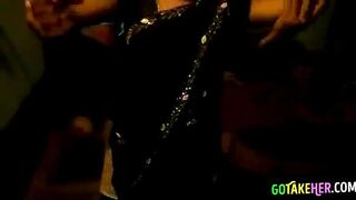 Indian Girl in Black Saree Cheats with Passionate Boob Pressing