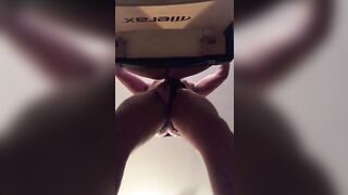 Girl Tries a Huge Dildo for Hardcore Action