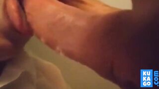 Canadian MILF Deepthroats Big Cock