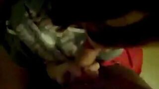Shy Amateur Girl's First Blowjob and Facial