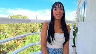 BangRealTeens - Jai - Latina Newbie Jai Takes It From The Woods To The Couch
