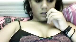 Big-Titted Morena's Webcam Flash