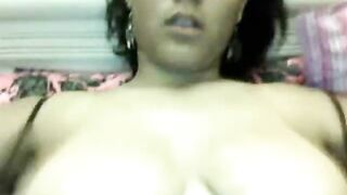 Big-Titted Morena's Webcam Flash