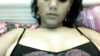 Big-Titted Morena's Webcam Flash
