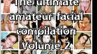 Amateur Facial Compilation