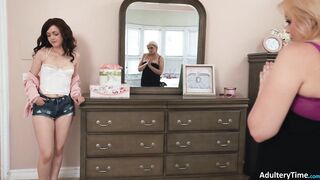 Stepsisters Selena Love & Jade Valentine 3Way With Stepmom Katy Jayne
