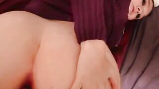 Amateur Anal Creampie with Big Butt Girl