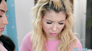 My bff has a secret crush on me and I let her lick my pussy