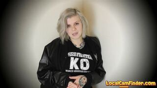 Big-Ass Blonde Ring Rat's Blowjob for Backstage Pass
