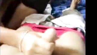 Malaysian Girl Aisyah Sucks and Jerks Off