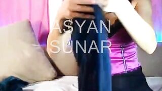 Shiny Black Pantyhose Webcam Show