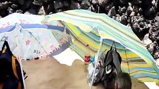 Lisa - Second Lover on the Beach (French Cuckold)