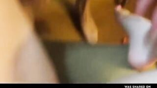 Horny Sexy Teen Gives Amateur Blowjob POV