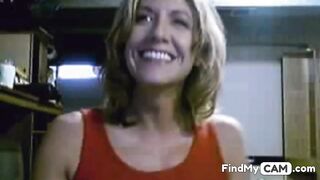 Busty MILF Bares All on Webcam