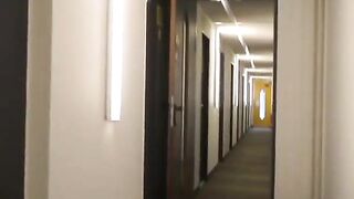 German MILF Fingers Herself in a Hotel and Gets a Facial