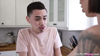 Hey stepbro I got a new pair of big tits you wanna see them
