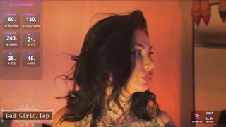 Busty very hot stocking tattooed milf web footfetish show
