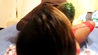German Amateur Enjoys Cunnilingus Orgasm
