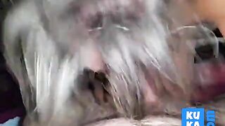 Messy Girl's Blowjob Surprise