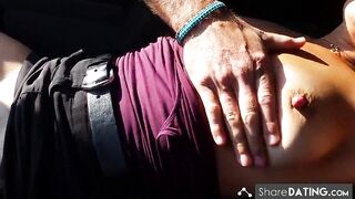 French Girl Shared for Outdoor Fingering Pleasure