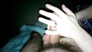 British Amateur Girl Gives an Expert Handjob POV-Style