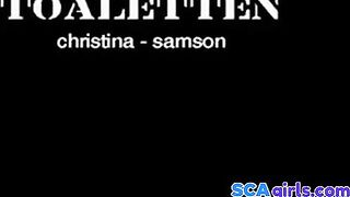 Svenska Redhead Kristinas första gång på video