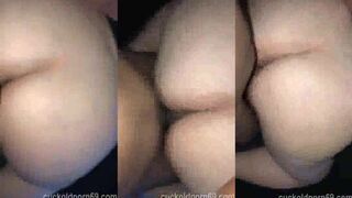 BBW Amateur w Huge pussy in BBC Interracial Video